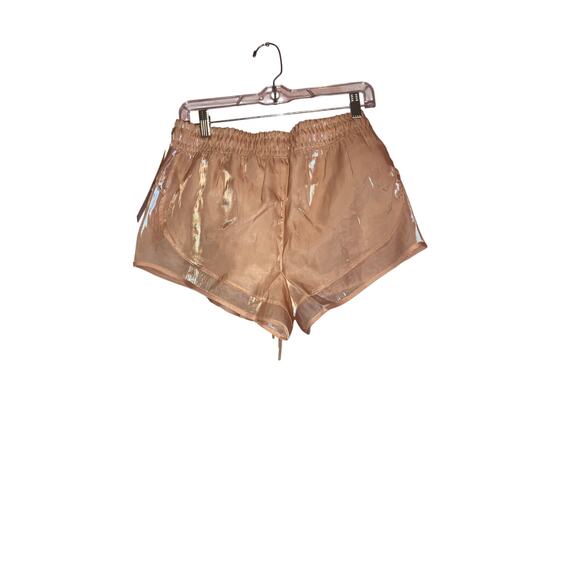 NWT Marika Light Pink Shiny Athletic Shorts Size Medium - Picture 5 of 7